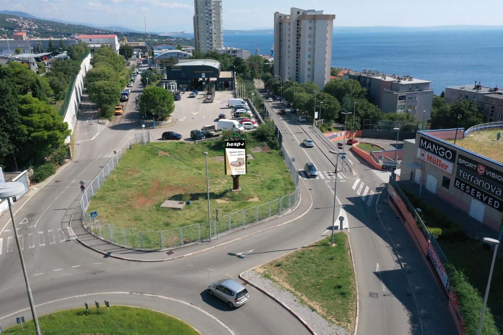 LED površina Mandis Digital Parka na lokaciji Tower u Rijeci