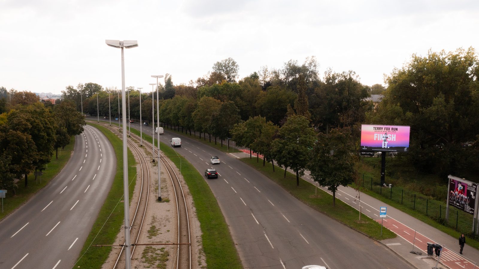 LED površina Mandis Digital Parka uz Selsku cestu u Zagrebu